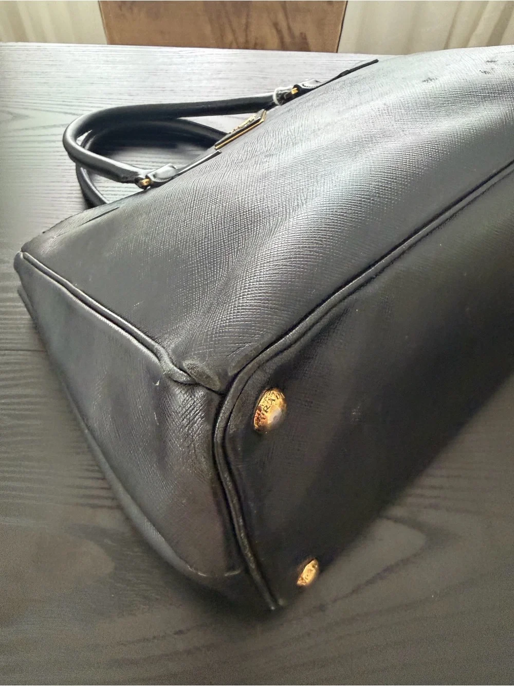 Prada Black Saffiano Tote Bag